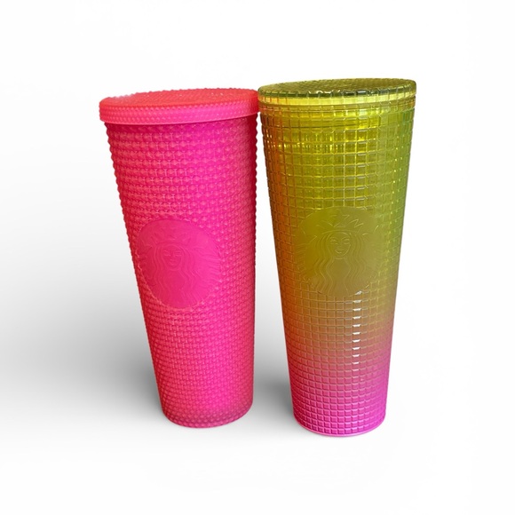 Starbucks Other - Starbucks Vibrant Pink and Gradient Tumblers Bundle NWOT